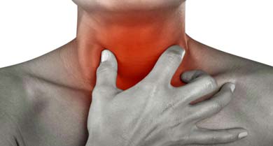 боль в горле может свидетельствовать о тонзилите
